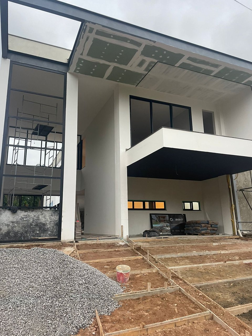 Obra em andamento